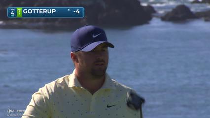 Chris Gotterup | Round 1 | 4th hole | Shot 3 | 2026 AT&T Pebble Beach