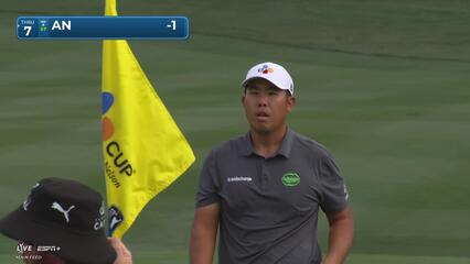 Byeong Hun An | Round 1 | 16th hole | Shot 4 | 2025 THE CJ CUP