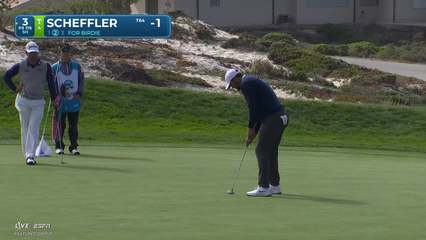Scottie Scheffler | Round 2 | 3rd hole | Shot 2 | 2026 AT&T Pebble Beach