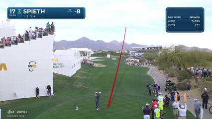 Jordan Spieth | Round 2 | 17th hole | Shot 1 | 2025 WM Phoenix Open