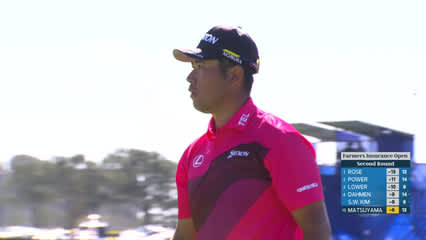 Hideki Matsuyama | Round 2 | 13th hole | Shot 5 | 2026 Farmers