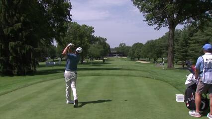 Steven Alker | Round 3 | 9th hole | Shot 1 | 2025 Kaulig Co. Championship