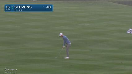 Sam Stevens | Round 3 | 15th hole | Shot 2 | 2025 AT&T Pebble Beach