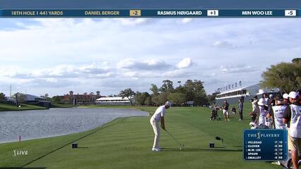 Daniel Berger | Round 1 | 18th hole | Shot 1 | 2025 THE PLAYERS