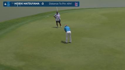 Hideki Matsuyama | Round 3 | 4th hole | Shot 3 | 2026 Cadillac