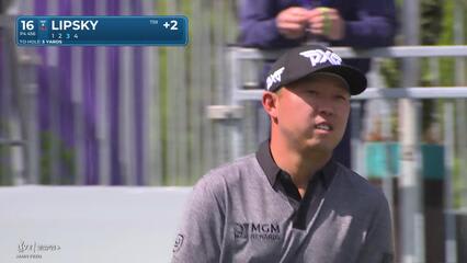 David Lipsky | Round 4 | 16th hole | Shot 4 | 2025 Valspar