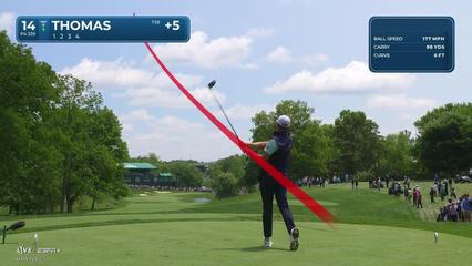 Justin Thomas | Round 3 | 14th hole | Shot 1 | 2025 the Memorial