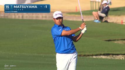 Hideki Matsuyama | Round 1 | 15th hole | Shot 3 | 2025 WM Phoenix Open
