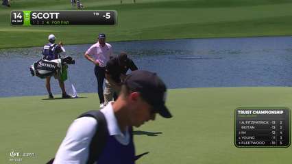 Adam Scott | Round 4 | 14th hole | Shot 4 | 2026 Truist Championship