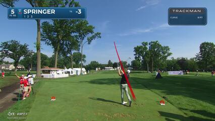Hayden Springer | Round 1 | 5th hole | Shot 1 | 2025 Rocket Classic