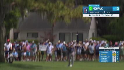 Andrew Novak | Round 2 | 16th hole | Shot 2 | 2025 RBC Heritage