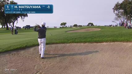 Hideki Matsuyama | Round 3 | 1st hole | Shot 2 | 2025 Farmers