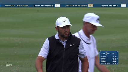 Scottie Scheffler | Round 1 | 9th hole | Shot 3 | 2026 THE PLAYERS