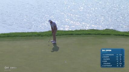 Sam Burns | Round 2 | 17th hole | Shot 2 | 2025 3M Open