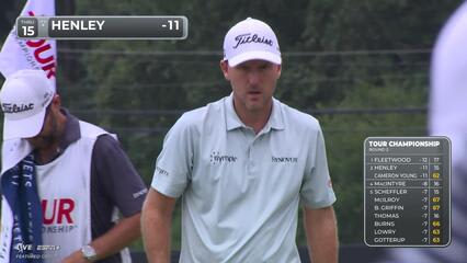 Russell Henley | Round 2 | 15th hole | Shot 3 | 2025 TOUR Championship