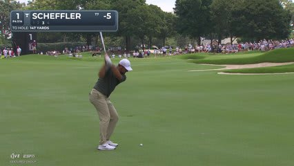 Scottie Scheffler | Round 2 | 1st hole | Shot 3 | 2026 TOUR Championship