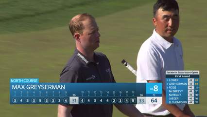 Max Greyserman | Round 1 | 18th hole | Shot 5 | 2026 Farmers