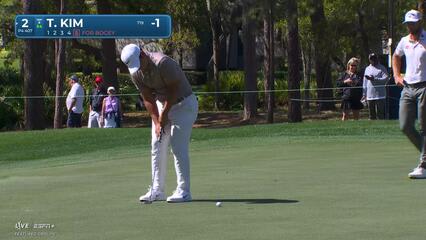 Tom Kim | Round 1 | 2nd hole | Shot 6 | 2025 Valspar