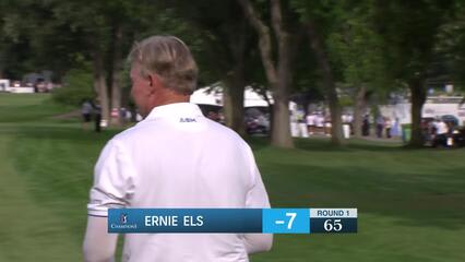 Ernie Els | Round 1 | 18th hole | Shot 4 | 2025 Ally Challenge