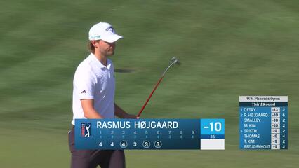 Rasmus Højgaard | Round 3 | 6th hole | Shot 3 | 2025 WM Phoenix Open