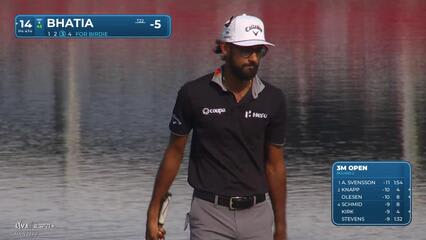 Akshay Bhatia | Round 2 | 14th hole | Shot 3 | 2025 3M Open