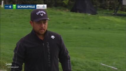 Xander Schauffele | 2024 AT&T Pebble Beach | Round 3 | 13th hole | Shot 3