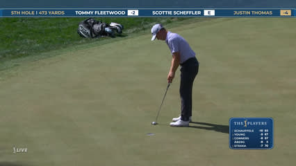 Justin Thomas | Round 2 | 5th hole | Shot 4 | 2026 THE PLAYERS