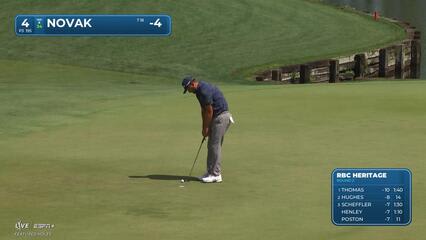 Andrew Novak | Round 2 | 4th hole | Shot 3 | 2025 RBC Heritage