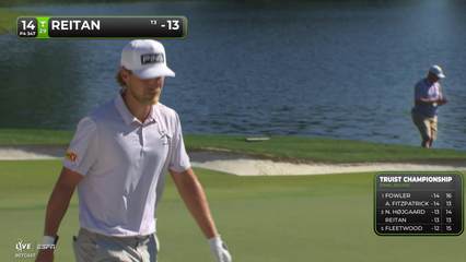Kristoffer Reitan | Round 4 | 14th hole | Shot 2 | 2026 Truist Championship