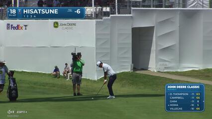 Ryo Hisatsune | Round 2 | 18th hole | Shot 2 | 2025 John Deere