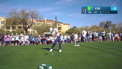 Tom Kim | Round 3 | 6th hole | Shot 1 | 2025 WM Phoenix Open