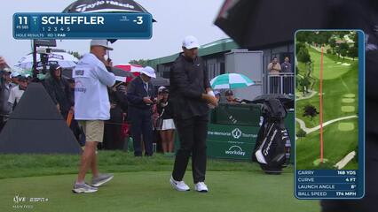 Scottie Scheffler | Round 2 | 11th hole | Shot 1 | 2025 the Memorial
