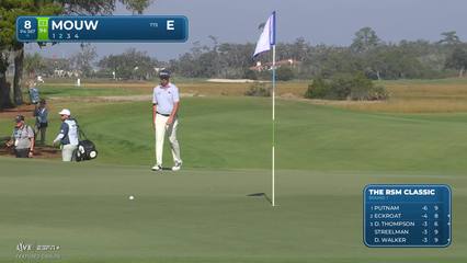 William Mouw | Round 1 | 8th hole | Shot 2 | 2025 The RSM Classic