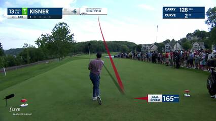 Kevin Kisner | 2022 Travelers | Round 2 | 13th hole | Shot 1