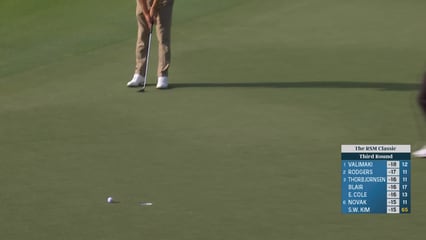 Max McGreevy | Round 3 | 15th hole | Shot 4 | 2025 The RSM Classic