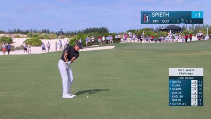 Jordan Spieth | Round 1 | 6th hole | Shot 3 | 2025 Hero World Challenge