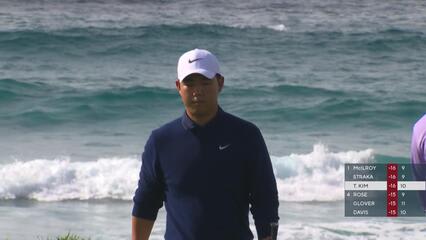 Tom Kim | Round 4 | 10th hole | Shot 4 | 2025 AT&T Pebble Beach