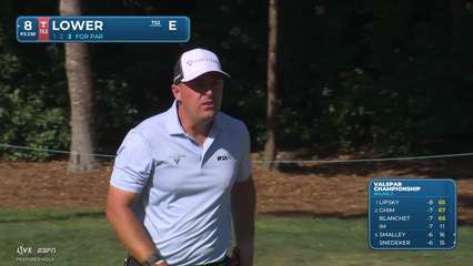 Justin Lower | Round 2 | 8th hole | Shot 3 | 2026 Valspar