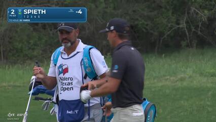 Jordan Spieth | Round 2 | 2nd hole | Shot 3 | 2025 Valero