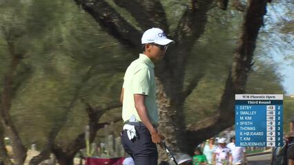 Michael Kim | Round 3 | 2nd hole | Shot 4 | 2025 WM Phoenix Open