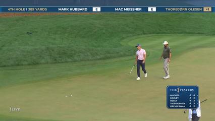 Thorbjørn Olesen | Round 1 | 4th hole | Shot 5 | 2026 THE PLAYERS