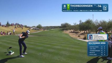 Michael Thorbjornsen | Round 4 | 8th hole | Shot 1 | 2026 WM Phoenix Open