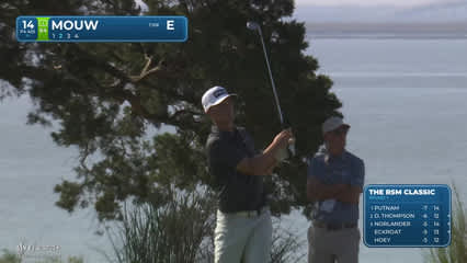 William Mouw | Round 1 | 14th hole | Shot 2 | 2025 The RSM Classic