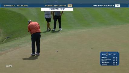 Robert MacIntyre | Round 4 | 10th hole | Shot 4 | 2026 THE PLAYERS