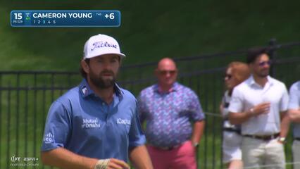 Cameron Young | Round 3 | 15th hole | Shot 3 | 2025 the Memorial
