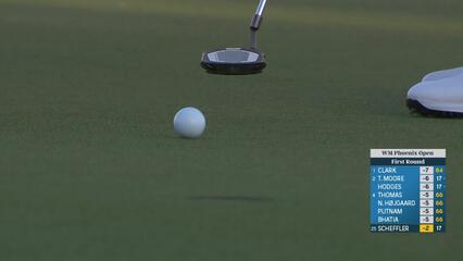 Scottie Scheffler | Round 1 | 18th hole | Shot 4 | 2025 WM Phoenix Open