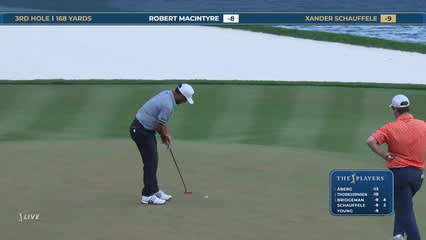 Xander Schauffele | Round 4 | 3rd hole | Shot 3 | 2026 THE PLAYERS