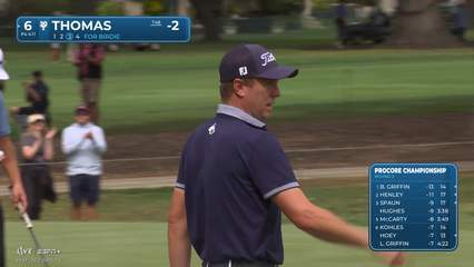 Justin Thomas | Round 2 | 6th hole | Shot 3 | 2025 Procore