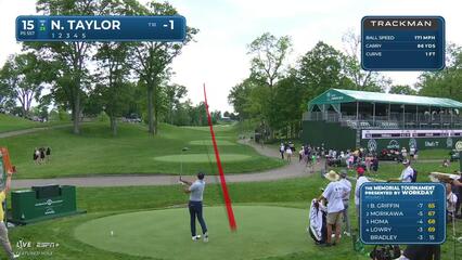 Nick Taylor | Round 1 | 15th hole | Shot 1 | 2025 the Memorial
