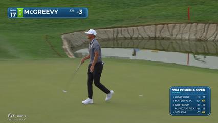 Max McGreevy | Round 2 | 17th hole | Shot 3 | 2026 WM Phoenix Open
